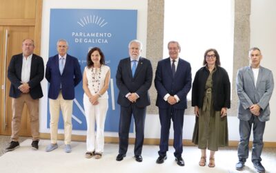 El presidente del Parlamento recibe a Unión Profesional