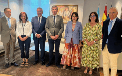 El presidente de la Xunta recibe a la Junta de Gobierno de Unión Profesional de Galicia