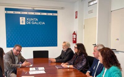 Reunión de trabajo con el director xeral de Xustiza