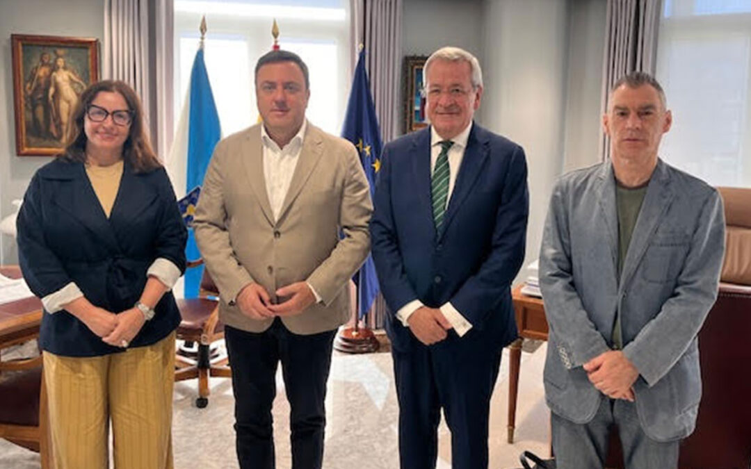 Reunión con el presidente de la Diputación de A Coruña