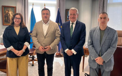Reunión con el presidente de la Diputación de A Coruña
