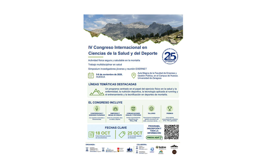 IV Congreso en Ciencias da Saúde e do Deporte